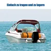 COSTWAY hamak wodny 220x90cm, leżak wodny 100kg udźwigu, Podgląd zdjęcia produktu 6