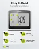 A digital timer with labels pointing to its features. Anteprima dell’immagine prodotto