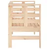 Gartenbank Parkbank 2-Sitzer 111,5x53x71 cm Massivholz Produktbild-Vorschau 5