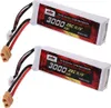 2 kusy 11,1 V 3000mAh LiPo baterie (XT-60) s konektorem pro Náhled obrázku produktu 5