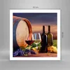 Poster - Poster ohne Rahmen - Wein Weinberg Sommer - 60x60 Produktbild-Vorschau 4