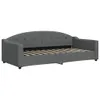 A dark gray upholstered daybed with a slatted base is shown against a white background. Produktbild-Vorschau
