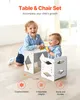 Kinder Montessori activiteitentafel, leersstoel set, hout, Productafbeelding-voorbeeld 2
