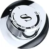 A close-up of a control knob with temperature markings and a logo. Podgląd zdjęcia produktu