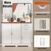 KOMFOTTEU Sideboard Buffetschrank, Multifunktionaler Produktbild-Vorschau 5