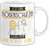 Bogenschützin Tasse Geschenk Ich Bin Bogenschützin Warum Produktbild-Vorschau 1
