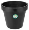 Plastový zahradní květináč černý kulatý 39 cm Náhled obrázku produktu 3