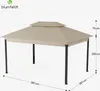 Blumfeldt Grandezza Cortina Tonnelle 3x4 m – Cadre Acier, Voir les images du produit 7