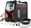 A welding machine and its accessories are displayed on a white background. Produktbild-Vorschau