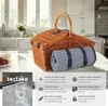 Panier pique-nique USEDOM pour 4 personnes - marron Voir les images du produit 2