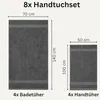 Komfortec 8er Handtuch Set 100% Baumwolle 4 Badetücher 4 Produktbild-Vorschau 4