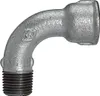 Riegler Bogen 1 lang, 90°, IG/AG, Rp/R 1 1/4, schw. Produktbild-Vorschau 1