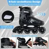 COSTWAY Rollschuhe Kinder, 4 Größen verstellbar, Inline Produktbild-Vorschau 8