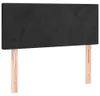 vidaXL Boxspringbett mit Matratze & LED Schwarz 90x200 cm Produktbild-Vorschau 6