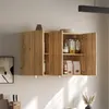 Armadietto da cucina a parete Merax con 3 ante, pensile con Anteprima dell’immagine prodotto 4
