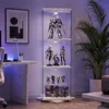 ProximaX Glasvitrine 360° drehbar Weiß mit 3 Ebenen, RGB Produktbild-Vorschau 8