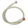 A flexible hose with connectors on both ends, likely for a washing machine or dishwasher. Voir les images du produit