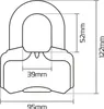 OXFORD Nemesis Bremsscheibenschloss - 16mm - Gelb - ART4 / Produktbild-Vorschau 4