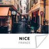 MuchoWow® Poster Nizza - Frankreich - Cafe 100x100 cm - Produktbild-Vorschau 1