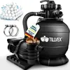 tillvex® Sistema di filtraggio a sabbia per piscina nero Anteprima dell’immagine prodotto 1