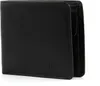 A black leather wallet is shown against a white background. Produktbild-Vorschau