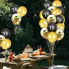 18. Geburtstag Dekoration Set, 36-teilig, Schwarz/Gold Voir les images du produit
