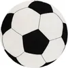 Teppich SILVER Kreis PIŁKA Fußball schwarz - weiß Schwarz Produktbild-Vorschau 2