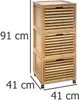 Möbel 3 Schubladen in Bamboo Sicela Five Produktbild-Vorschau 3