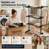 Faltbarer 173 cm Wäscheständer mit Rollen, Klappbarer Produktbild-Vorschau 6
