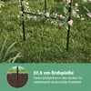 COSTWAY, Arco per rose 203x203x296 cm, in metallo, con Anteprima dell’immagine prodotto 6