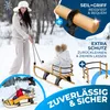 KESSER® Holzschlitten Premium Schlitten faltbar Kinder Produktbild-Vorschau 4