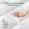 Zinus Bambus-Matratzenauflage 140x200 cm – Gesteppter, 5 cm Produktbild-Vorschau 4