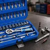 Steckschlüsselsatz 46 teilig 1/4 CrV S2 Bits Ratsche 72 Produktbild-Vorschau 6