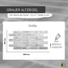 3D-Wandpaneele PVC | Ziegeloptik | Grauer Altziegel - 1 Produktbild-Vorschau 4