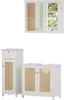Badmöbel-Set Vicco Rosario Weiß 3 teilig, Model 40453 Produktbild-Vorschau 1