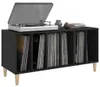 vidaXL Skříňka na talíře černá 100x38x48 cm Dřevěný Náhled obrázku produktu 4