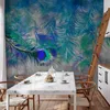 Vlies Fototapete - Peacock Feathers 450x315 cm Tiere Produktbild-Vorschau 1