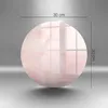 Glas Grabkerzen Untersetzer Motiv Gummifüße - 30 cm - Produktbild-Vorschau 4
