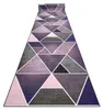 TAPIS DE COULOIR antidérapant TRIANGLES la gomme violet 120 Voir les images du produit 1