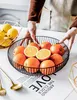 Obstschale Schwarz/Weiß Brotkorb Rund Schwarz Drahtkorb Produktbild-Vorschau 3