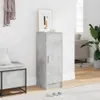 vidaXL Scarpiera grigio cemento 32x35x92 cm materiale a Anteprima dell’immagine prodotto 9