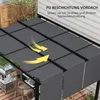 Outsunny Pavillon ca. 3,5 x 3 m Pergola, Terrassendach Produktbild-Vorschau 5