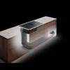 AEG Autarkes Kochfeld mit integriertem Dunstabzug / 80cm / Induktion / Auto-Funktion / Bridge-Funktion / Abluft KCC83480I Schrägansicht Einbau Beispieleinbau Podgląd zdjęcia produktu