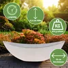 Grande jardinière d'extérieur vintage ovale 55 cm Voir les images du produit 2