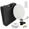 PremiumX Camping SAT Anlage Single LNB 10m Kabel 2x Produktbild-Vorschau 1