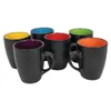 Ensemble de 6 tasses à café noires mates à l'intérieur Voir les images du produit 3