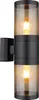 Globo Lighting Außenleuchte Edelstahl schwarz matt, 2x E27 Produktbild-Vorschau 1