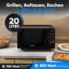 ProfiCook  ProfiCook PC-MWG 1278 Mikrowelle 700 W schwarz Productafbeelding-voorbeeld 9