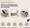 CASARIA® Sitzbank mit Stauraum, Grau – Faltbar, 115 x 40 x Produktbild-Vorschau 5