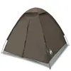vidaXL Tenda da campeggio a cupola 4 persone Marrone Anteprima dell’immagine prodotto 1